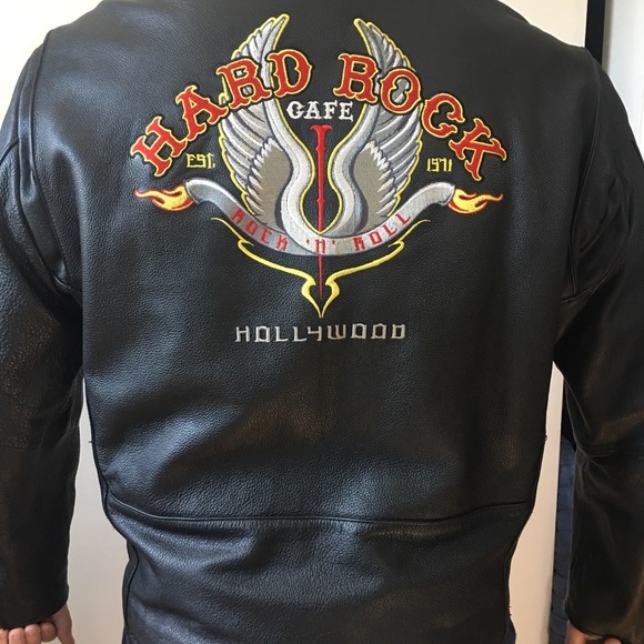 Hard Rock cafe genuine leather jacket - Picture 3 of 7
